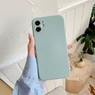 Новинка 2022, силиконовый чехол для IPhone 11 Pro, чехол для IPhone 12 Pro Max 2020, однотонные Чехлы, Роскошные Синие, розовые, белые, черные