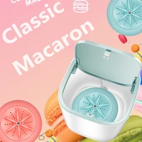 2020 3 8l mini ultrasonic laundry machine desktop portable rotating washing automatic home travel washer bathroom accessories