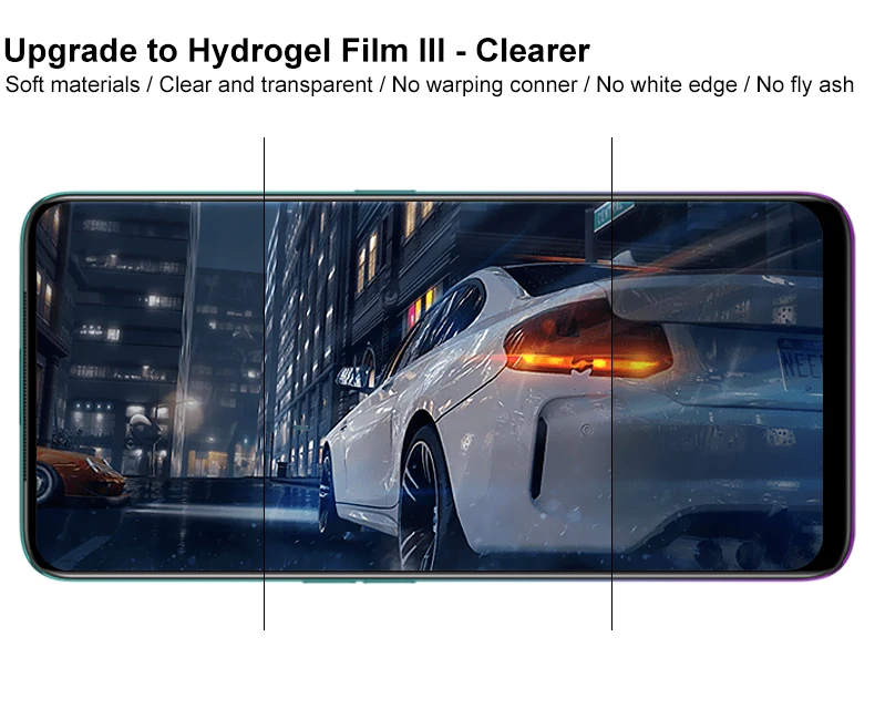 Imak Hydrogel III для OPPO Reno2 Z, 2 шт., защита для заднего экрана, передняя, задняя, полное покрытие, мягкая защитная пленка, не стекло