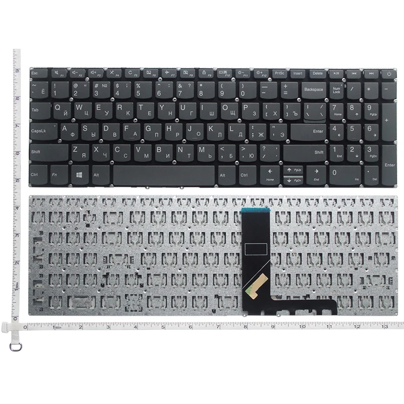 NEW Russian Keyboard for Lenovo IdeaPad 520-15 520-15IKB RU keyboard black | Компьютеры и офис