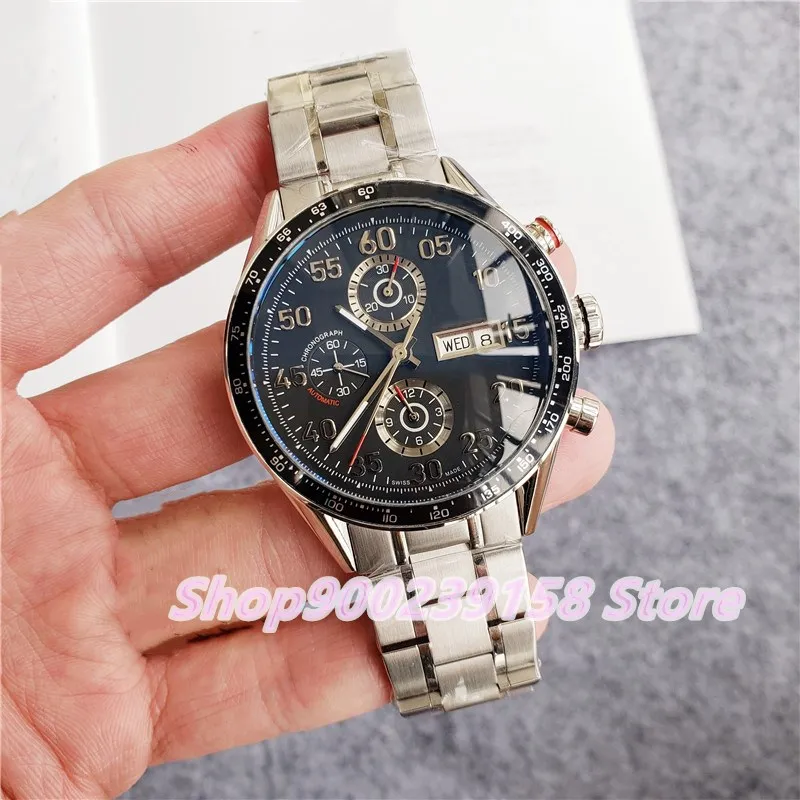 Часы мужские механические с хронографом классические многофункциональные