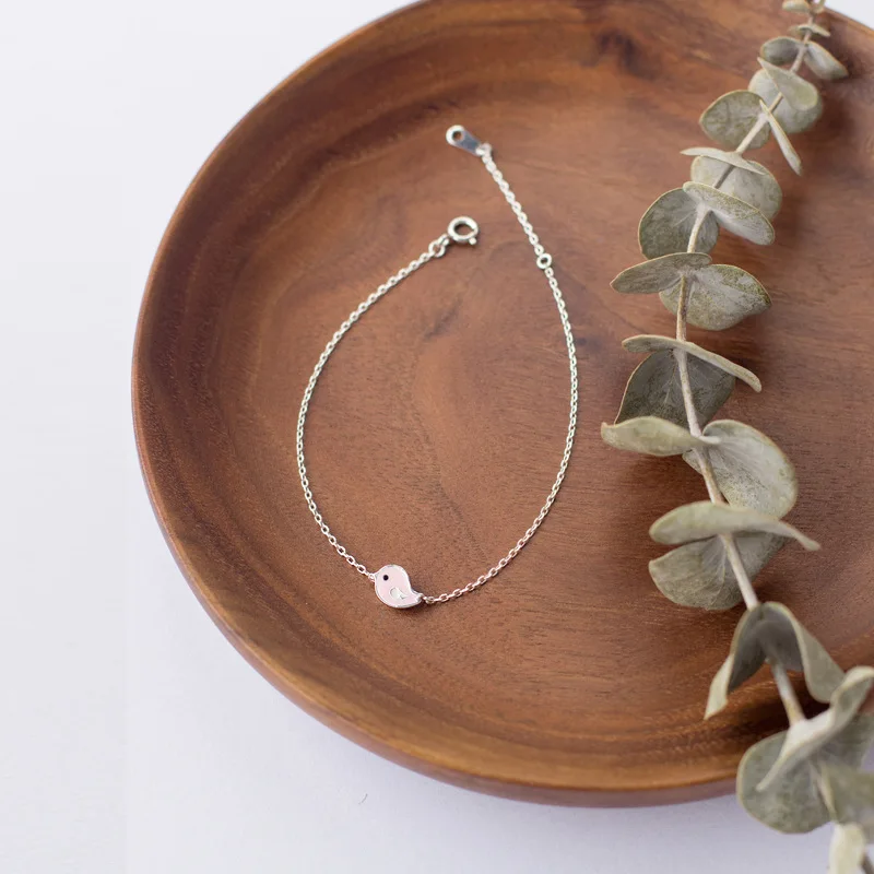 Trusta 100% Стерлинговое Серебро 925 пробы Модные женские ювелирные изделия розовая