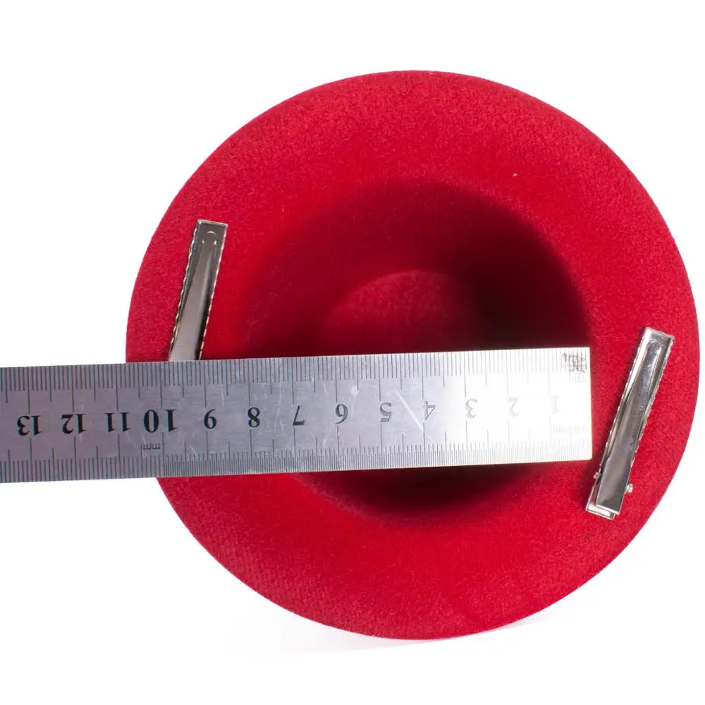 A006 10 шт./лот мини топ высокая шляпа 9 см миллини Вуалетка основа сделай сам модные