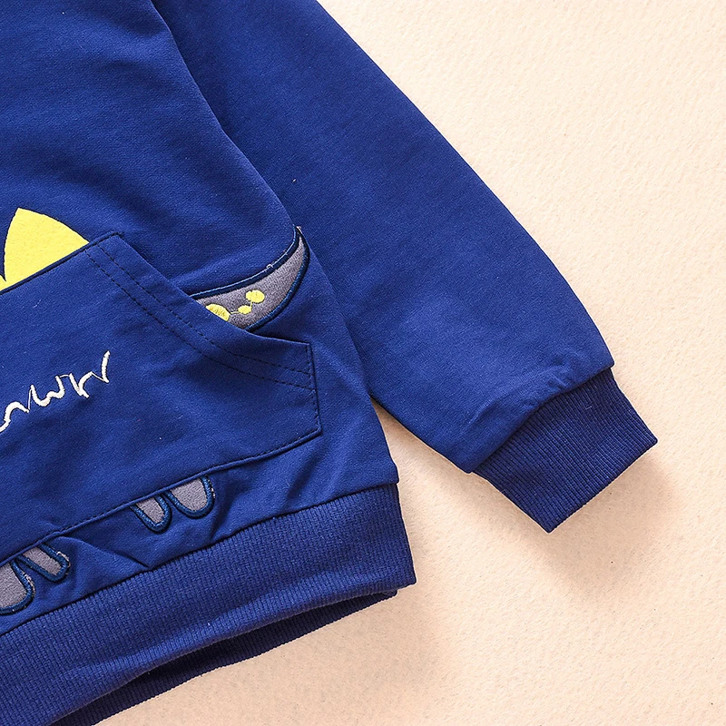 

2020 TALLOLY new hot sale long-sleeved cartoon dinosaur hooded fashion sweater