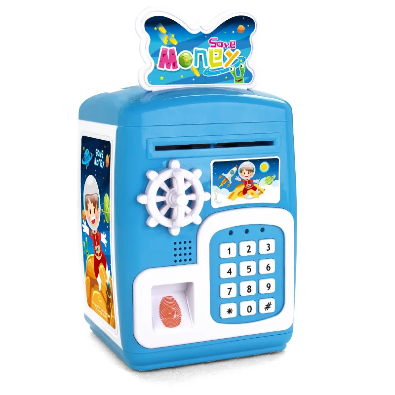 

Celebrity Style Online Celebrity Children Coin Bank Password Safety Box Fingerprint Money Box Gift Fully Automatic