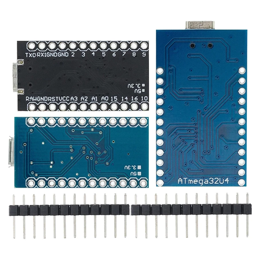 1 шт./лот Pro Micro для arduino ATmega32U4 5 В/16 МГц модуль с 2 рядным штыревым разъемом Leonardo в