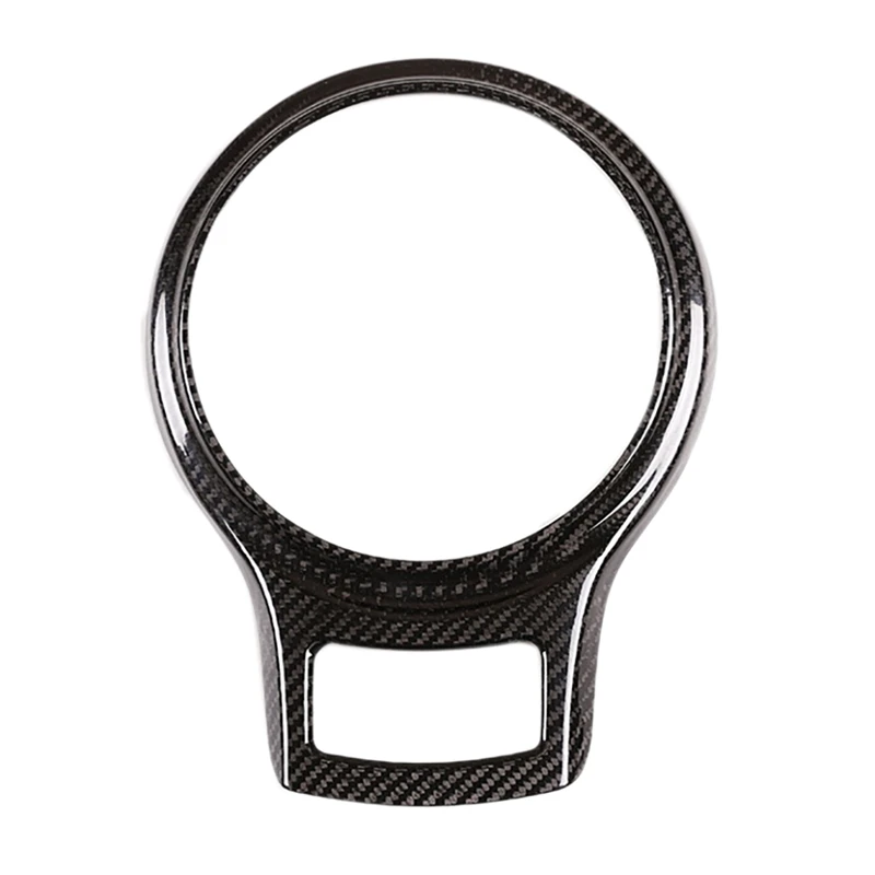 

Нижняя рамка рычага переключения передач, отделочная полоса из настоящего углеродного волокна, Бортовая панель против царапин для 2012-2020 ...