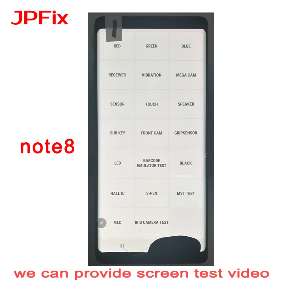 Сенсорный ЖК дисплей JPFix Super AMOLED для Samsung Galaxy Note 8 N950FD экран практики поломки стекла