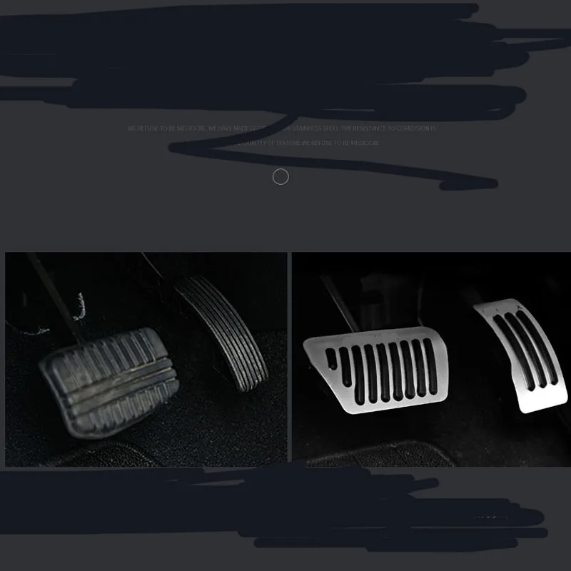 Для новых Mitsubishi Outlander 2013 2016 2017 2018 газ Топливо педаль газа тормоза Крышка интерьера