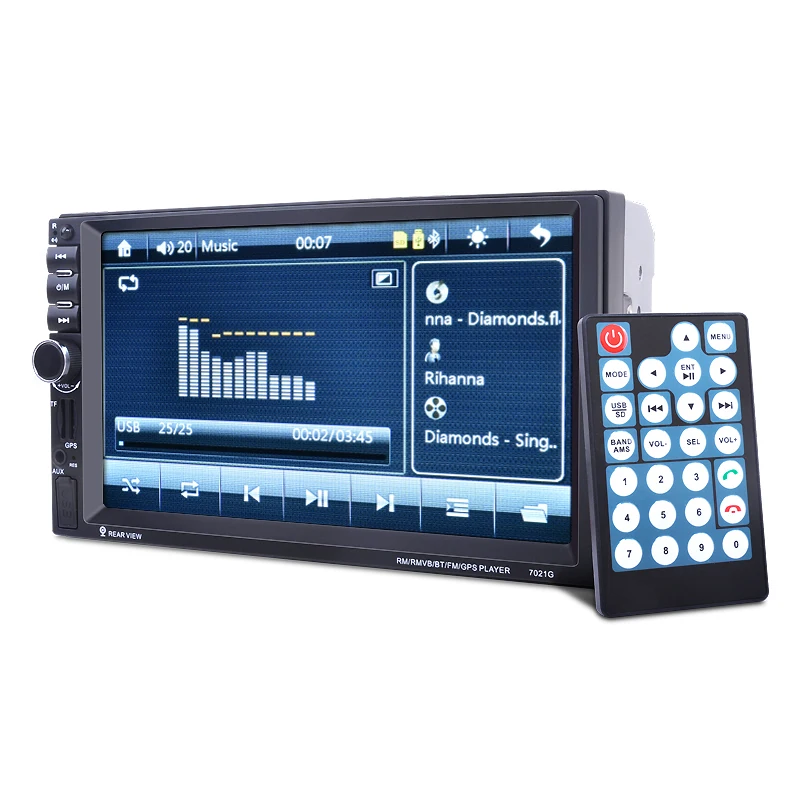 7 дюймовый автомобильный mp5 плеер GPS навигация Встроенный Bluetooth MP5 реверсивное