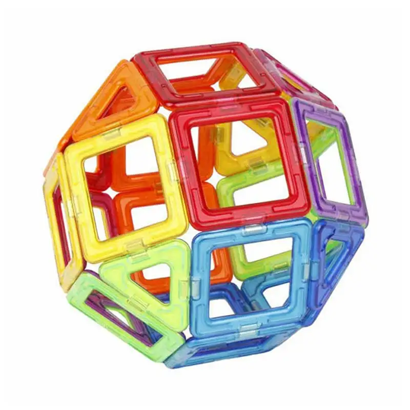 

50pcs Big Size Magnetic Building Blocks Magnetic Designer Construction Set Model Building Magnets Blocks Educational Toy