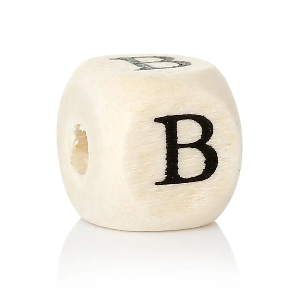 DoreenBeads 200/300 шт деревянные бусы ручной работы Природный Алфавит буквы данные в