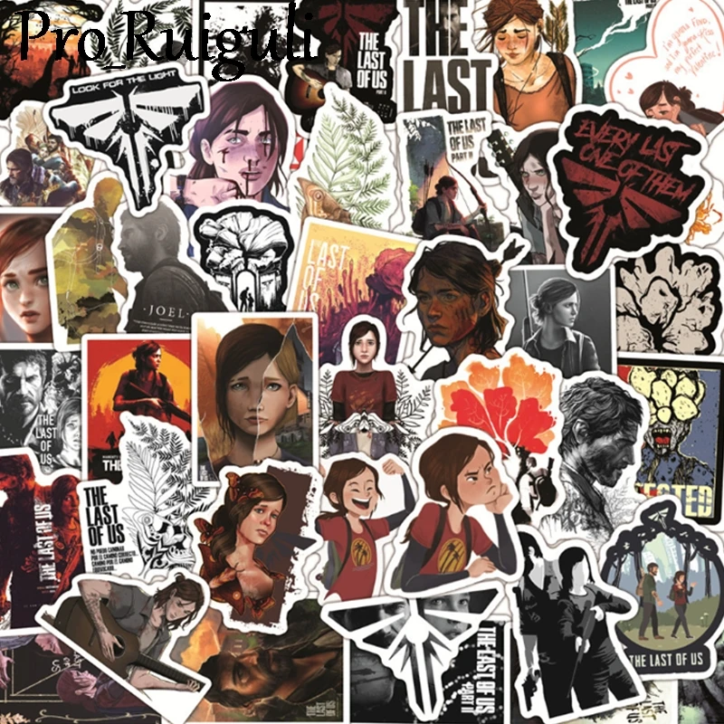 

50pcs The last of us Stickers decal scrapbooking diy pasters home decoration phone laptop waterproof accessories gifts