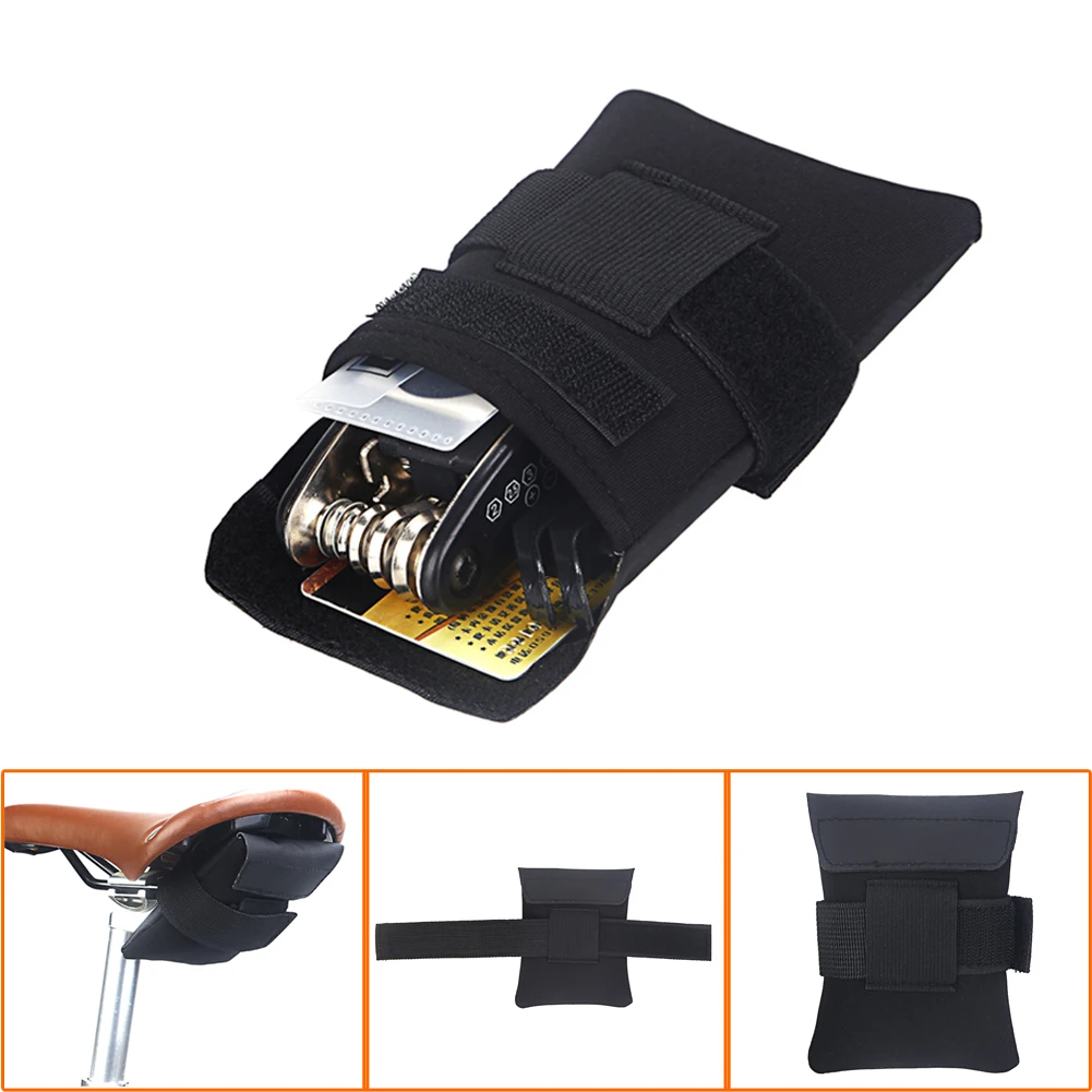 

Bicycle Saddle Bag Toolkit Seat Cushion Pouch Portable Waterproof Folding Cycling Tail Rear Pannier Cycling Elements Tail Rear