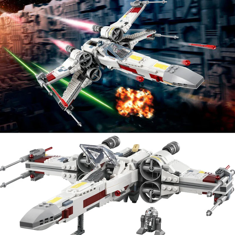 2020 Звездные войны дизайнер Звездное тысячелетие X wing космический корабль Alien Wars
