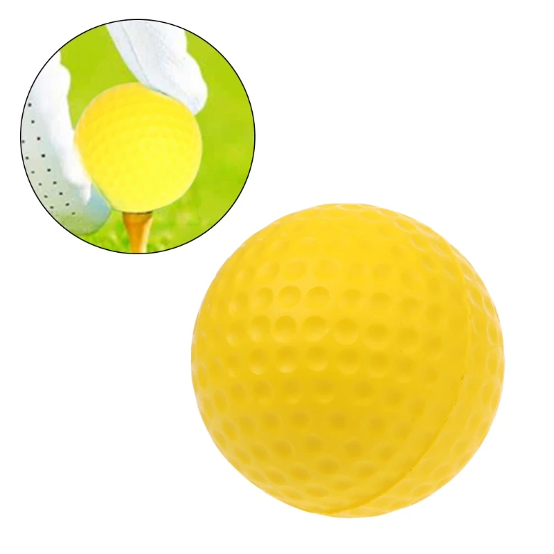 

Yellow Foam Golf Ball Golf Training Soft Foam Balls Practice Ball