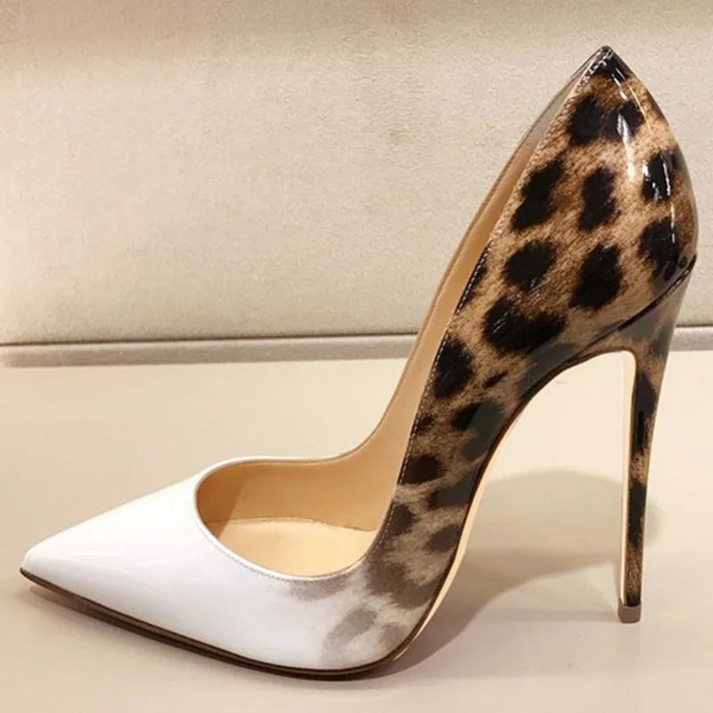 

Женские туфли-лодочки с острым носком, на высоком каблуке 12 см