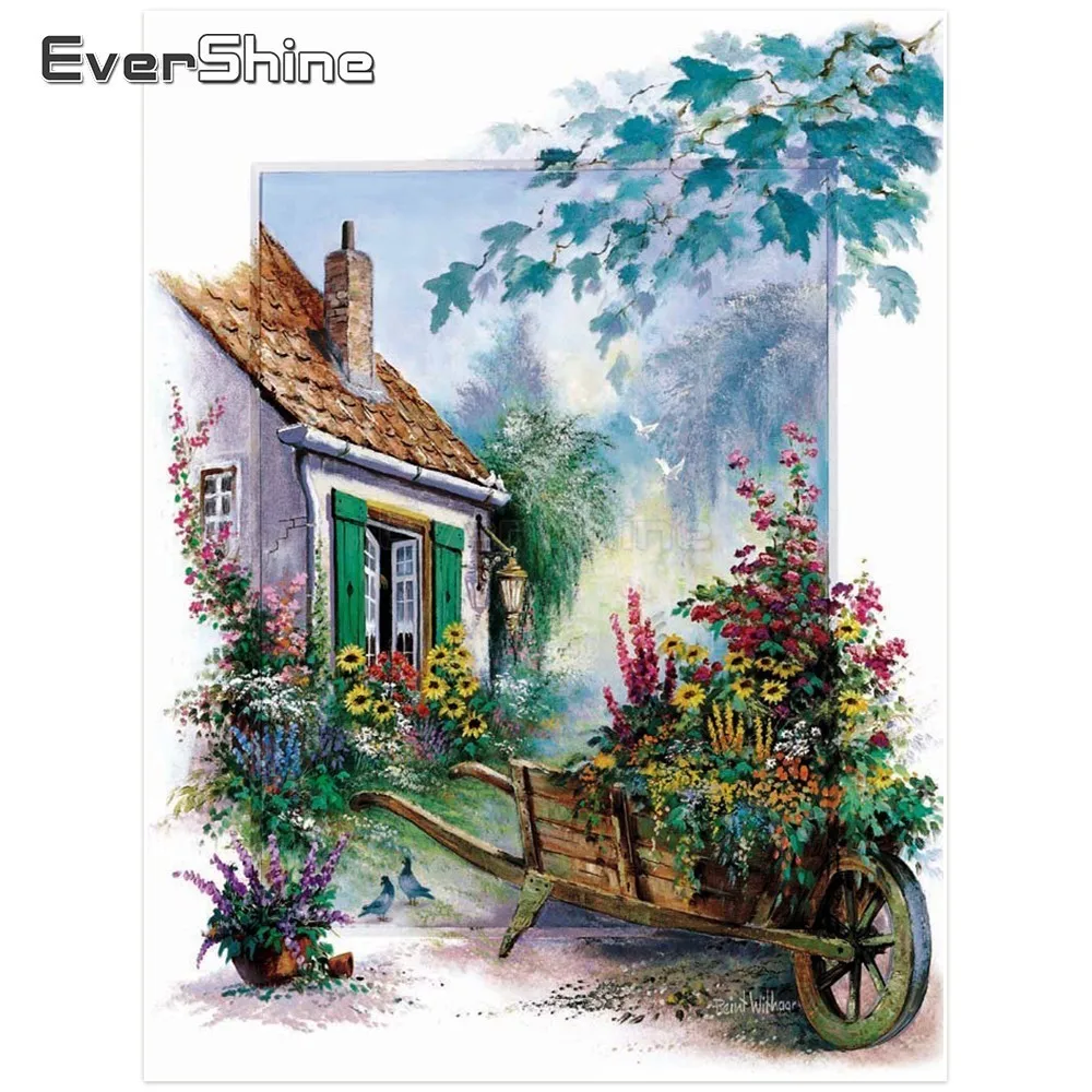 Evershine 5D Diamond Embroidery Scenery Full Square Painting Rhinestones Cross Stitch Landscape Pictures Home Decor | Дом и сад