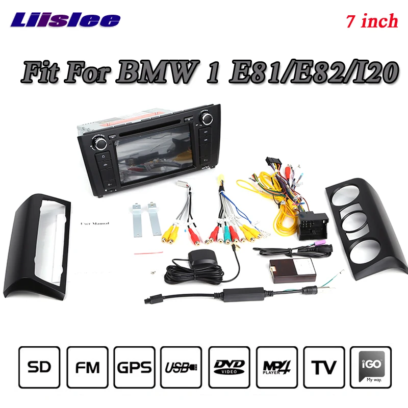 Liislee для BMW 1 E81 E82 I20 стерео радио 3G BT Canbus DVD плеер GPS навигация по карте 1080P HD экран