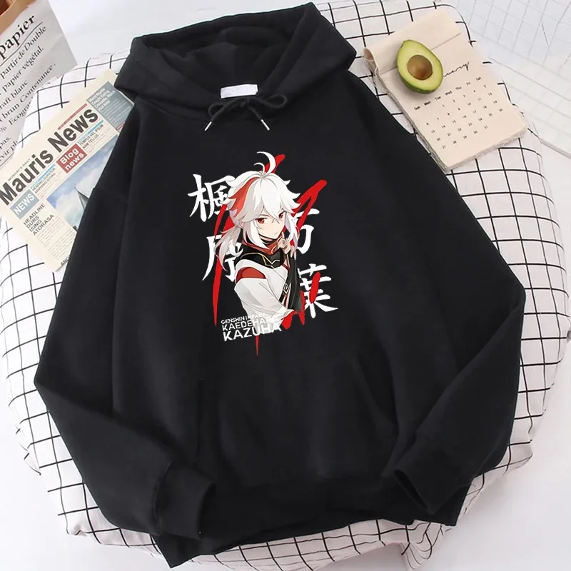 

Толстовка унисекс из аниме казуха, Осень-зима