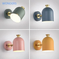 modern simplicity nordic style wooden wall lights 5w living room dining room bedroom children room study wall light