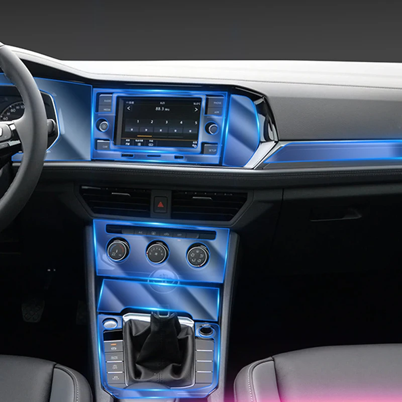

Car Interior Protective Film TPU Control Screen Transparent Invisible Film Anti-scratch Repair Film for Volkswagen Sagitar 2019