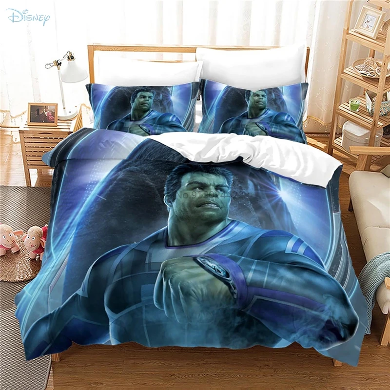 С героями мультфильмов Халк 3d пододеяльник наволочка для взрослых и детей одежда
