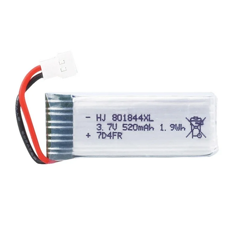 Аккумулятор Lipo 3 7 в для Hubsan H107P 801844 520 мА · ч 25c и зарядное устройство USB 4 1 RC Drone |