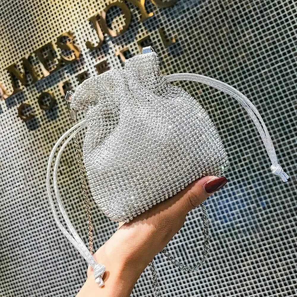 Женский мини клатч со стразами модная вечерняя сумочка для свадьбы выпускного