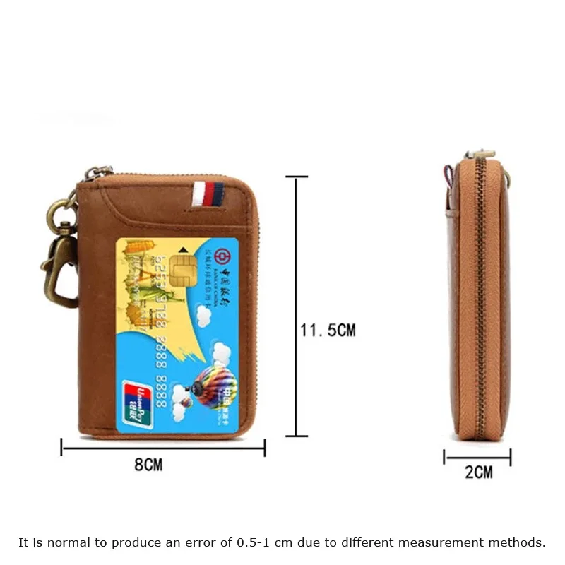 Кошельки для ключей SOUTH GOOSE из натуральной кожи мужчин многофункциональный