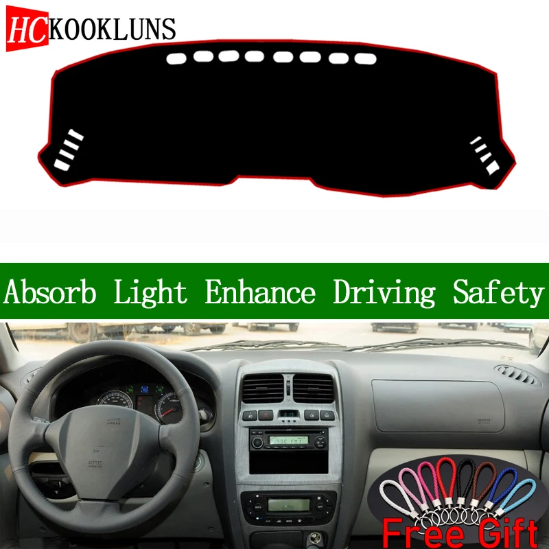 

For JAC rein 2007 2008 2009 2010 2011 Dashboard Cover Sun Shade Dash Mat Pad Carpet Car Stickers Interior Accessories