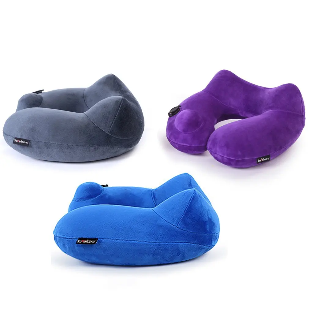 

U-Shaped Pillow Inflatable Neck Pillow Neck Pillow U Pillow Travel Compression Inflatable Pillow Inflatable U-Shaped