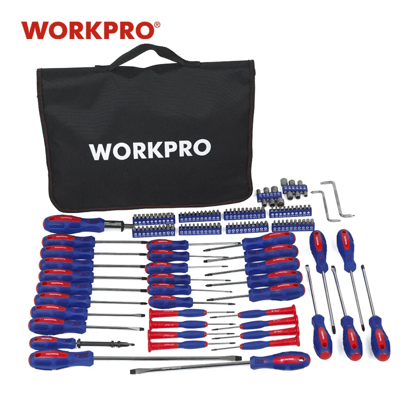 Набор отверток WORKPRO 130 в 1 многофункциональные отвертки ремонтные инструменты для