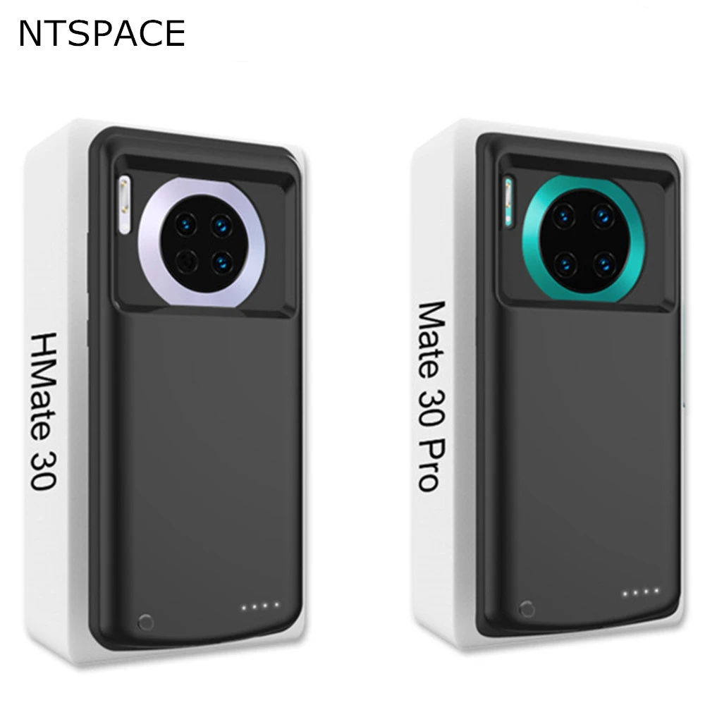 Чехлы для зарядки аккумуляторов Huawei Mate 30 Pro чехол аккумулятора 6800 мАч внешний