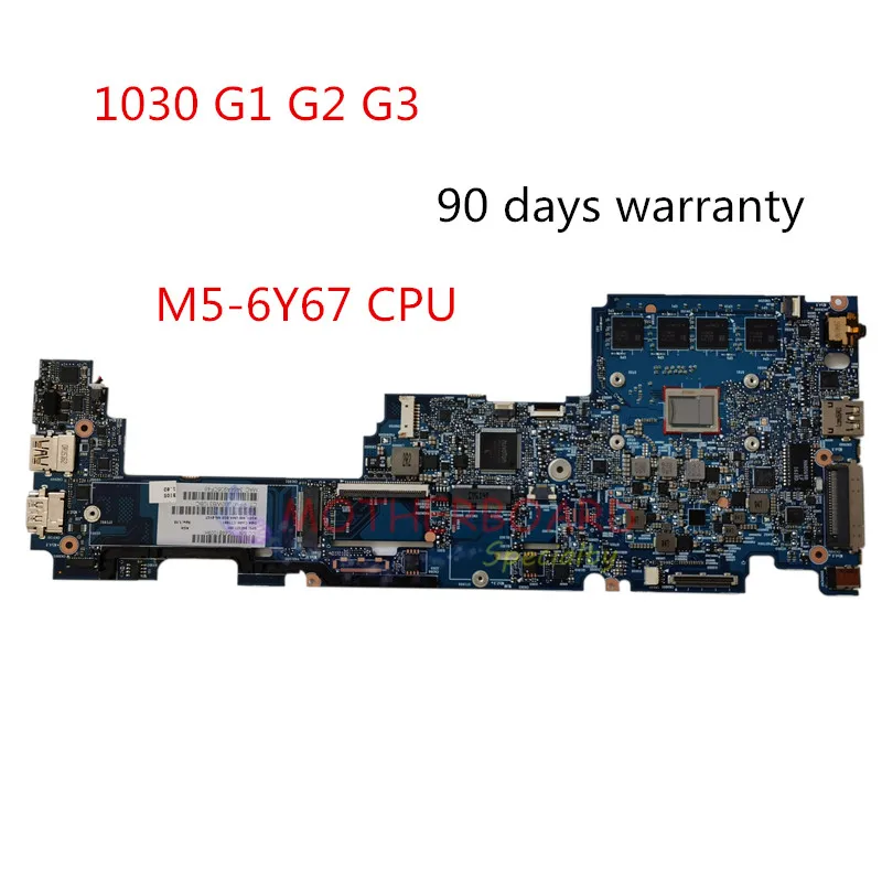Для HP EliteBook 1030 G1 G2 G3 материнская плата для ноутбука с M5 6Y57 CPU 8 Гб RAM 842327 001 501