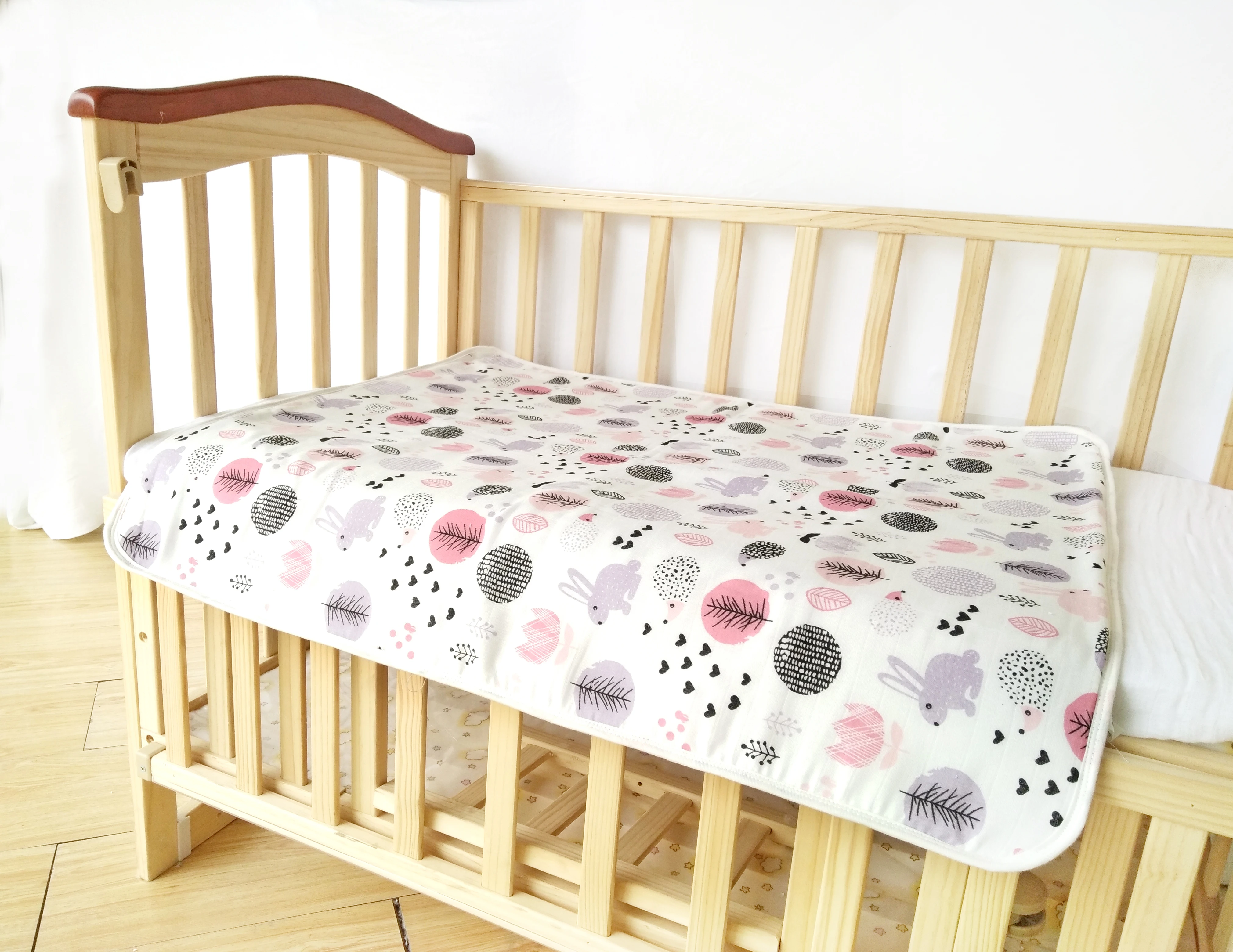 

Muslin Changing Pad Covers 4 Layer Urine pad Waterproof Changing Mat Reusable Baby Diapers Mattress Mats Newborn Durable Nappy