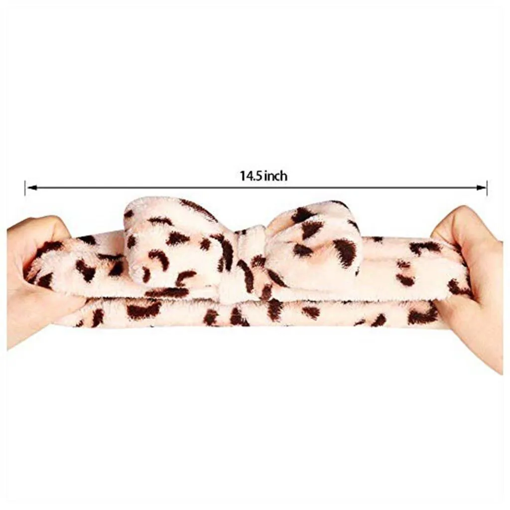 

8 Pack Spa Headband Coral Fleece Makeup Elastic Hairband Cosmetic Headband for Washing Face Girl Head Hoop Girls Headwear