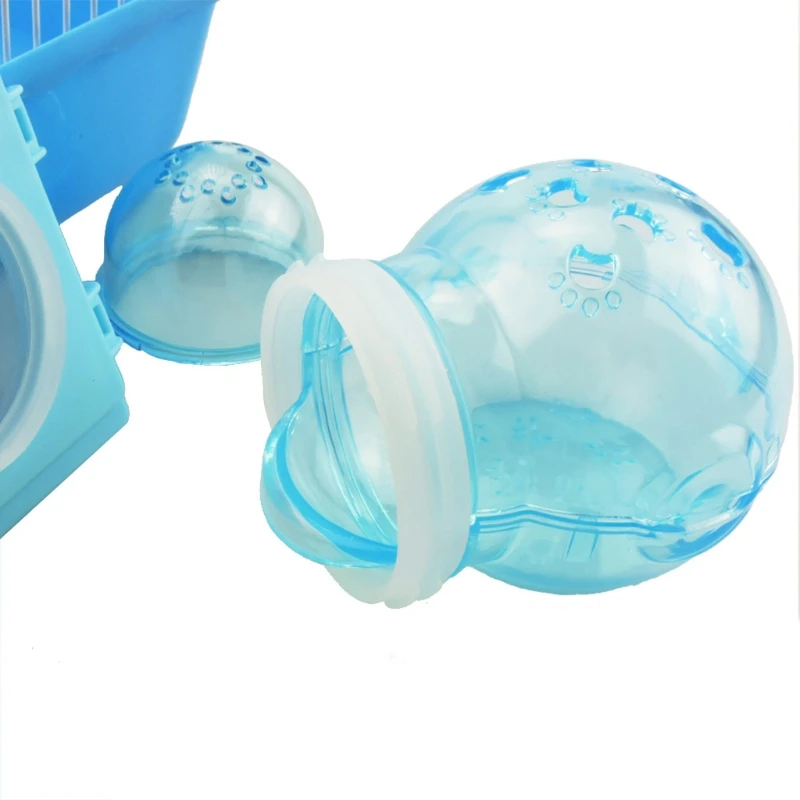 Прозрачный туалет для хомяка контейнер песочница гололапая Песчанка Пластик