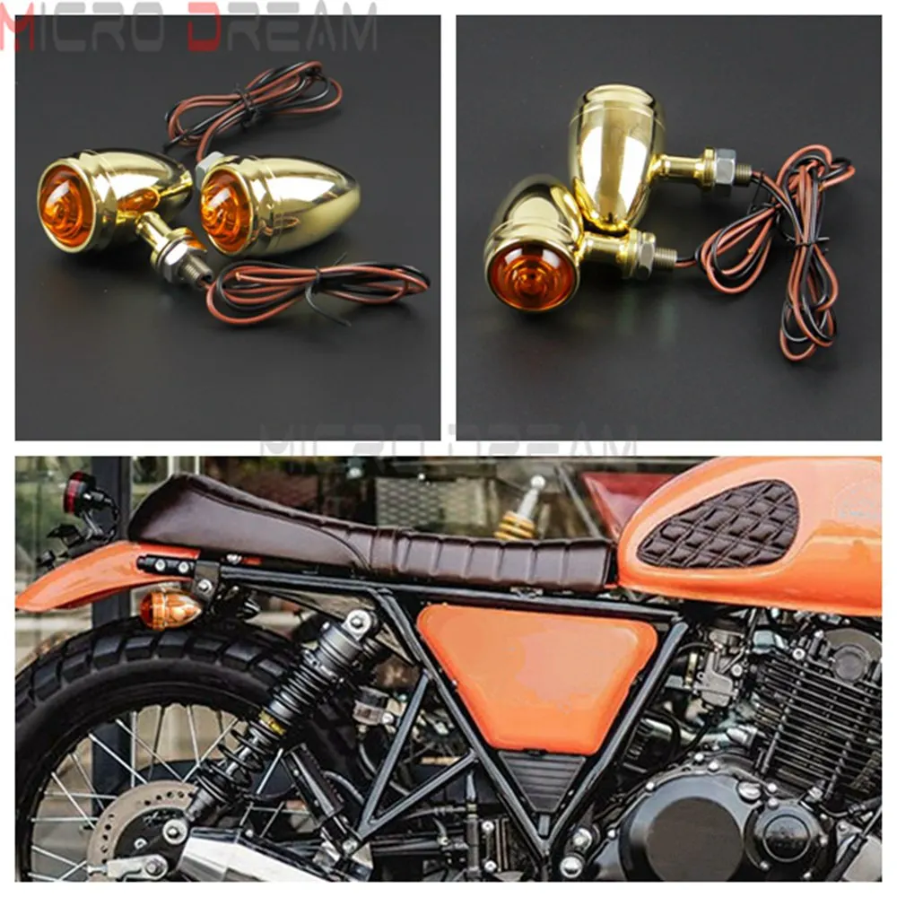 Поворотный индикатор для мотоцикла универсальный поворотный Bobber Chopper старые