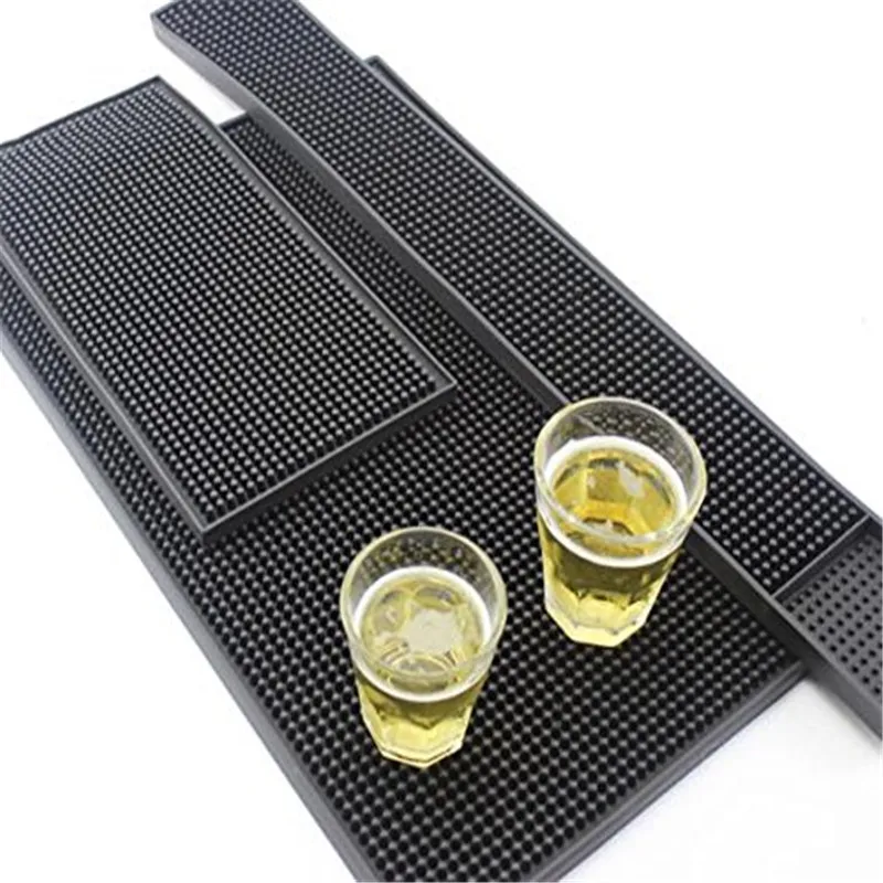 Anti-slip Bar Rubber Mat PVC Pad Coaster Kitchen Placemat Insulation Cup Mug Set Beer Whiskey Waterproof Bar Accessories
