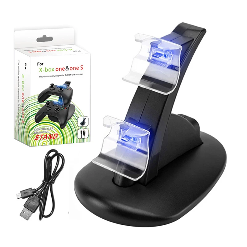 Контроллер геймпада зарядная док-станция для Xbox One светодиодный