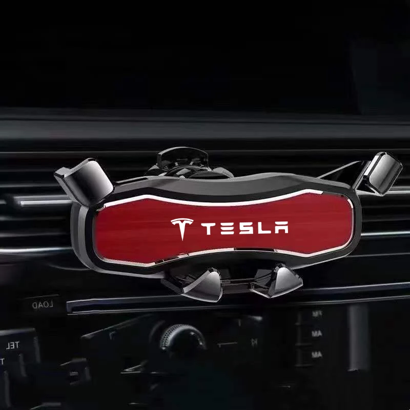 

For TESLA Model 3 X Y S Car Gravity Car Phone Holder Universal Air Vent Mount Support GPS Stand Accessories