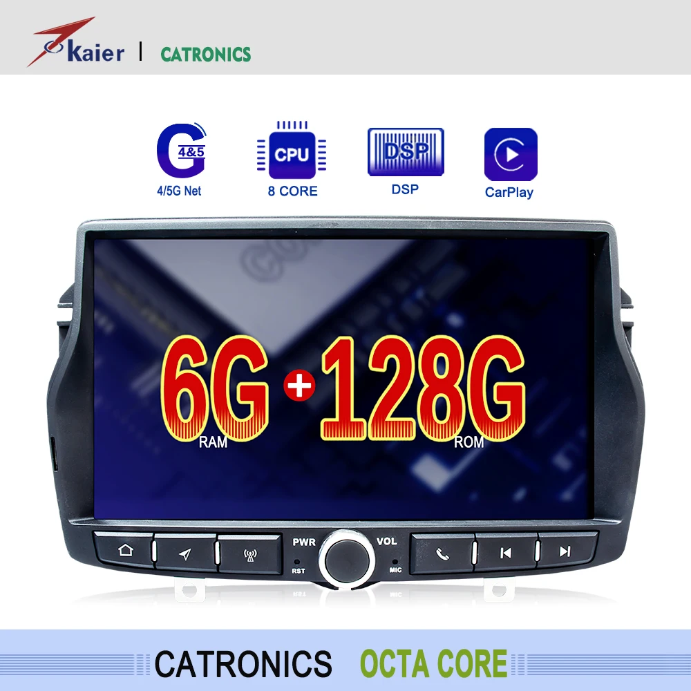 OCTA CORE DSP 6 + 128G для LADA Vesta Cross Sport 2015 2019 автомобильный Dvd радиоприемник мультимедийный видеоплеер навигация GPS No 2din