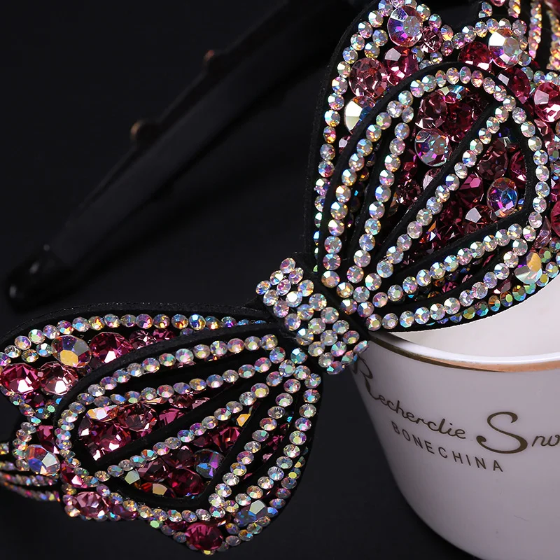 Поставка из сплава обруч для волос с инкрустированными бриллиантами модный