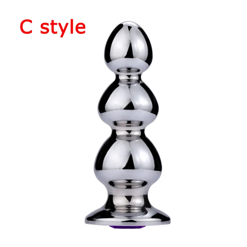 Секс-игрушки для взрослых большая Анальная пробка Металлические анальные бусины