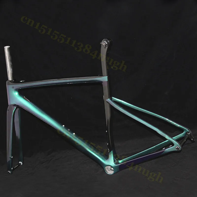 700C велосипедная Рама Дисковая тормозная карбоновая рама BSA BB30 Sagan Хамелеон Customizati