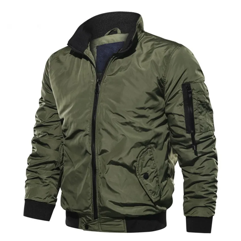 

HENCHIRY Bomber New Jacket Men Outerwear & Coats Outdoor Softshell Clothing Leisure Fashion Winter Jacket Breathable Waterproof