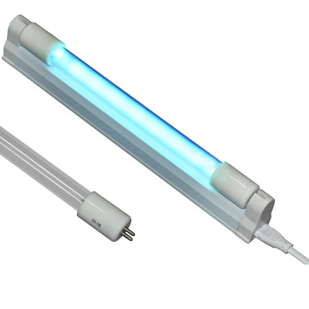 220В 6 Вт 8 UVC кварцевая ультрафиолетовая лампа T5 трубчатая бактерицидная