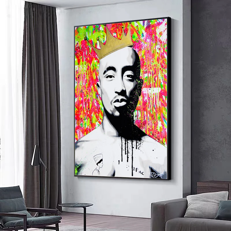 Плавки в стиле хип-хоп с граффити портреты и фотообои картины для декора гостиной