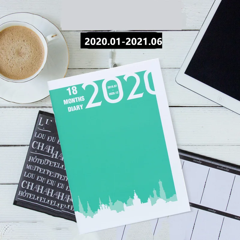 

Notebook 2020 Planner Agenda Journal A5 Meeting Book Girl School Stationery Monthly Plan Monyhly Management Supplies